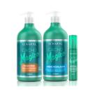 Kit Cacho Mágico Shampoo Funcional 500ml + Creme Modelador 500ml + Óleo 60 ml - Lowell Kit Cacho Mágico Shampoo Funcional 500ml + Creme Modelador 500ml + Óleo 60 ml - Lowell