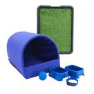 Kit Cachorro Gato Cama Caminha Tunel Sanitário Grama Sintética Pequeno