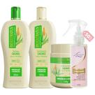 Kit Cachos 1 Shampoo 1 Cond 1 Banho 500ml + Finalizador Obrigatório Lourre 120ml