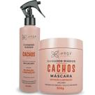 Kit Cachos 1 Shampoo 1 Máscara 500g 1 Umidificador de Cachos 230ml Voga