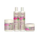 Kit Cachos Apse - Shampoo, Condicionador, Máscara e Ativador (4 ITENS)