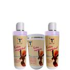 Kit Cachos Condicionador 1L + Máscara 1Kg + Leave-in 1L