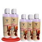 Kit Cachos Desprogressiva 1L + Tonificante 1L + Shp 1L + Cond 1L + Leave-in 1L