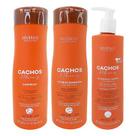 Kit Cachos Naturais Shampoo + Condicionador + Ativador de cachos 300ml ARVENSIS