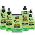 Kit Cachos Ondulados Com Creme de Pentear e Máscara 1kg