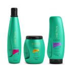 Kit Cachos System Shampoo Low Poo, Máscara E Gelatina - Aneethun