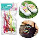 Kit Cadarço coloridos c/ 60 Cadarço Silicone Adulto Infantil