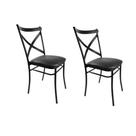 Kit Cadeiras De Aço Ferro Linha Luxo Para Cozinha Buffet Empilháveis Salão De Festa