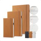 Kit Caderno Tipo Moleskine B5 A5 A6 Executiva Marca Páginas
