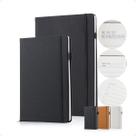 Kit Caderno Tipo Moleskine B5 A5 Executiva Pauta MarcaPágina