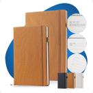 Kit Caderno Tipo Moleskine B5 A5 Executiva Pauta MarcaPágina