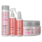Kit Cadiveu Boca Rosa Sh + Másc + Bye Bye Frizz Lv + Lv Sel