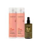 Kit Cadiveu Essentials Hair Remedy Shampoo Condicionador e Açaí Oil 60 (3 produtos)