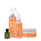 Kit Cadiveu Professional Bye Bye Frizz Selagem Leave-in Máscara e Açaí Oil (4 produtos)