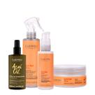 Kit Cadiveu Professional Bye Bye Frizz Selagem Leave-in Máscara e Açaí Oil 60 (4 produtos)