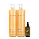 Kit Cadiveu Professional Nutri Glow Shampoo Condicionador G e Açai Oil 60 (3 produtos)