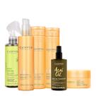 Kit Cadiveu Professional Nutri Glow Shampoo Condicionador Máscara Fluído Leave-in e Açaí Oil 60 (6 produtos)