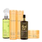 Kit Cadiveu Professional Nutri Glow Shampoo Condicionador Máscara Maxi Ondas e Açaí Oil 110 (5 produtos)