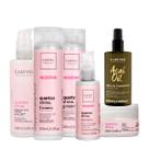 Kit Cadiveu Professional Quartzo Shine Shampoo Condicionador Máscara Pré-Shampoo Leave-in e Açaí Oil 60 (6 produtos)