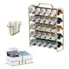 Kit Café 3 Peças Suporte 50 Cápsulas Nespresso Porta Guardanapos Sachês Dourado - Future