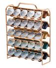 Kit Café 3 Peças Suporte 50 Cápsulas Nespresso Porta Sachês Guardanapos Cobre Rose Gold - Future