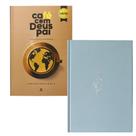 Kit Café Com Deus Pai 2025 Porções Diárias De Transformação + Bíblia Nvi, Capa Dura, Azul, Econômica, Tulipa - Kit de Livros