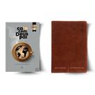 Kit: CAFÉ COM DEUS PAI 2026 + BÍBLIA SAGRADA SLIM NVI, LUXO, CAPA MARROM, COURO-SOFT (2 Vol)