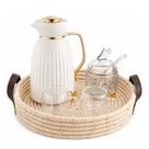 Kit Café Completo Garrafa Térmica Jade 1L com Bandeja Xícaras e Açucareiro