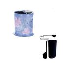 Kit Cafe E Filtro Redondinha Caixa Lirio Lilas Tupperware