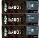 Kit café espresso roast by nespresso starbucks = 30 cáps