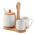 Kit Café Oásis (4 Peças) Branca