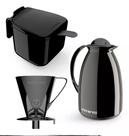 KIT CAFÉ PRATICO PRETO Garrafa + Açucareiro + Suporte KIT CAFÉ PRATICO PRETO Garrafa + Açucareiro + Suporte