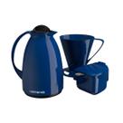 Kit Café Prático Unitermi 650ml Azul
