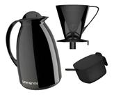 Kit Café Prático Unitermi 650ml Preto Kit Café Prático Unitermi 650ml Preto