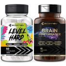 Kit Cafeina Taurina Arginina Brain Magnesio Tirosina Inositol 120Cáps Ecomev