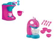 Kit Cafeteira Batedeira Le Chef Infantil C/ Som Luz Usual Brinquedos