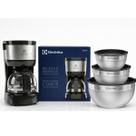 Kit Cafeteira Electrolux ECM-10 110V e Bowls Electrolux