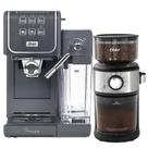 Kit Cafeteira Espresso PrimaLatte Touch e Moedor de Café Precision 18 níveis Oster