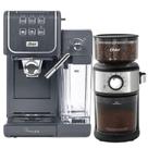 Kit Cafeteira Expresso Primalatte Touch Oster Aço Inox 1,5L Cinza 220V Kit Cafeteira Expresso Primalatte Touch Oster Aço Inox 1,5L Cinza 220V