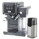 Kit Cafeteira PrimaLatte Touch e Moedor de Café Elétrico Oster Kit Cafeteira PrimaLatte Touch e Moedor de Café Elétrico Oster