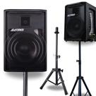 KIT CAIXA AT 10-200w + SUPORTE PEDESTAL MXT