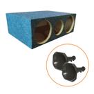 Kit Caixa Corneteira 2 Drivers 1 Tweeter Longa Grafite + 2 Cornetas