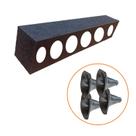 Kit Caixa Corneteira 4 Drivers 2 Tweeters Curta Corvim + 4 Cornetas