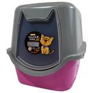 Kit Caixa de Areia Fechada Banheiro Para Gato Duracats