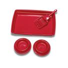 Kit Caixa de Areia Para Gatos Bebedouro Comedouro e Pázinha