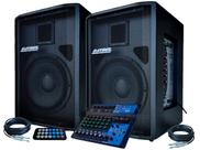 Kit caixa de som 12" 500w mesa datrel portátil profissional
