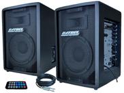 Kit caixa de som 8" 300w datrel bluetooth profissional