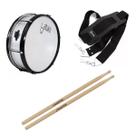 Kit Caixa Guerra 14 Pol 15cm Batuka + Baquetas + Talabarte