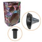 Kit Caixa Madeira Bob 1x12 Polegadas Neon + Duto + Corneta