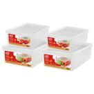Kit Caixa Organizadora 2un M + 2un G Verdura Legumes Ordene